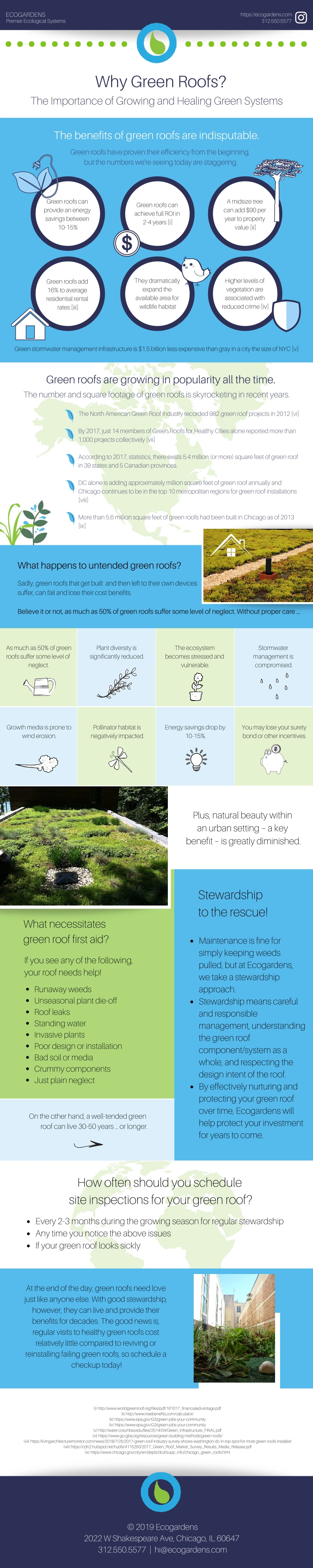 Green Roof Stewardship Infographic Showcasing Benefits Of Green Roofs For Sustainability, Energy Efficiency, Biodiversity And Urban Habitats.