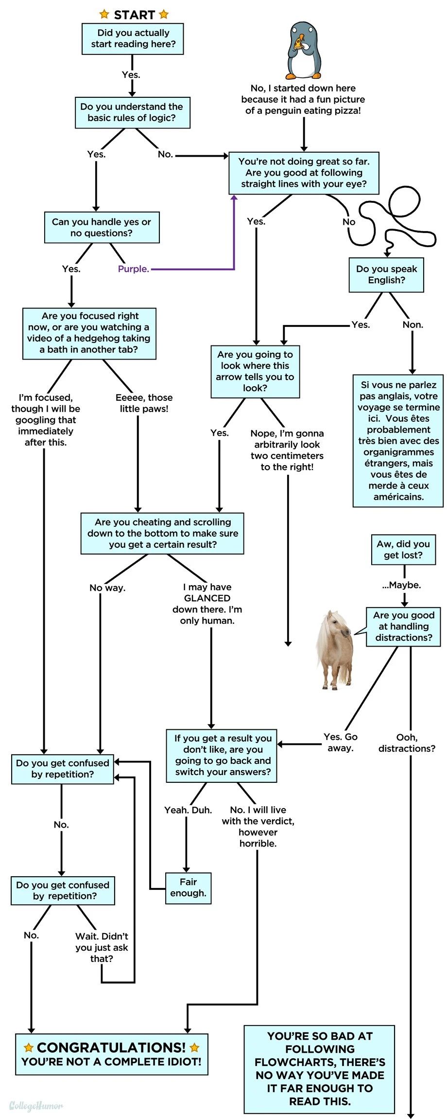 Are You Good At Following Flowcharts?